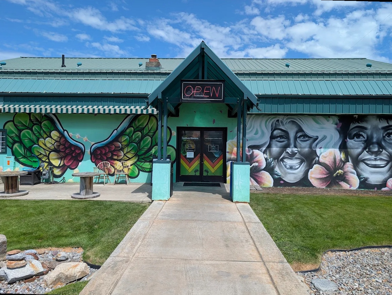 Sativa Sisters Spokane Valley Cannabis Dispensary Exterior Showroom